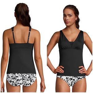 Lands End Tankini SWIM TOP Grecian SLENDER